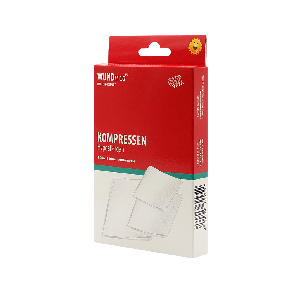 Kompressen hypoallergen