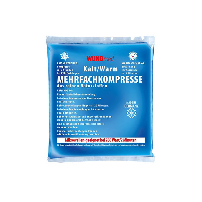 Mehrfach Kompresse kalt/warm 14 x 14 cm