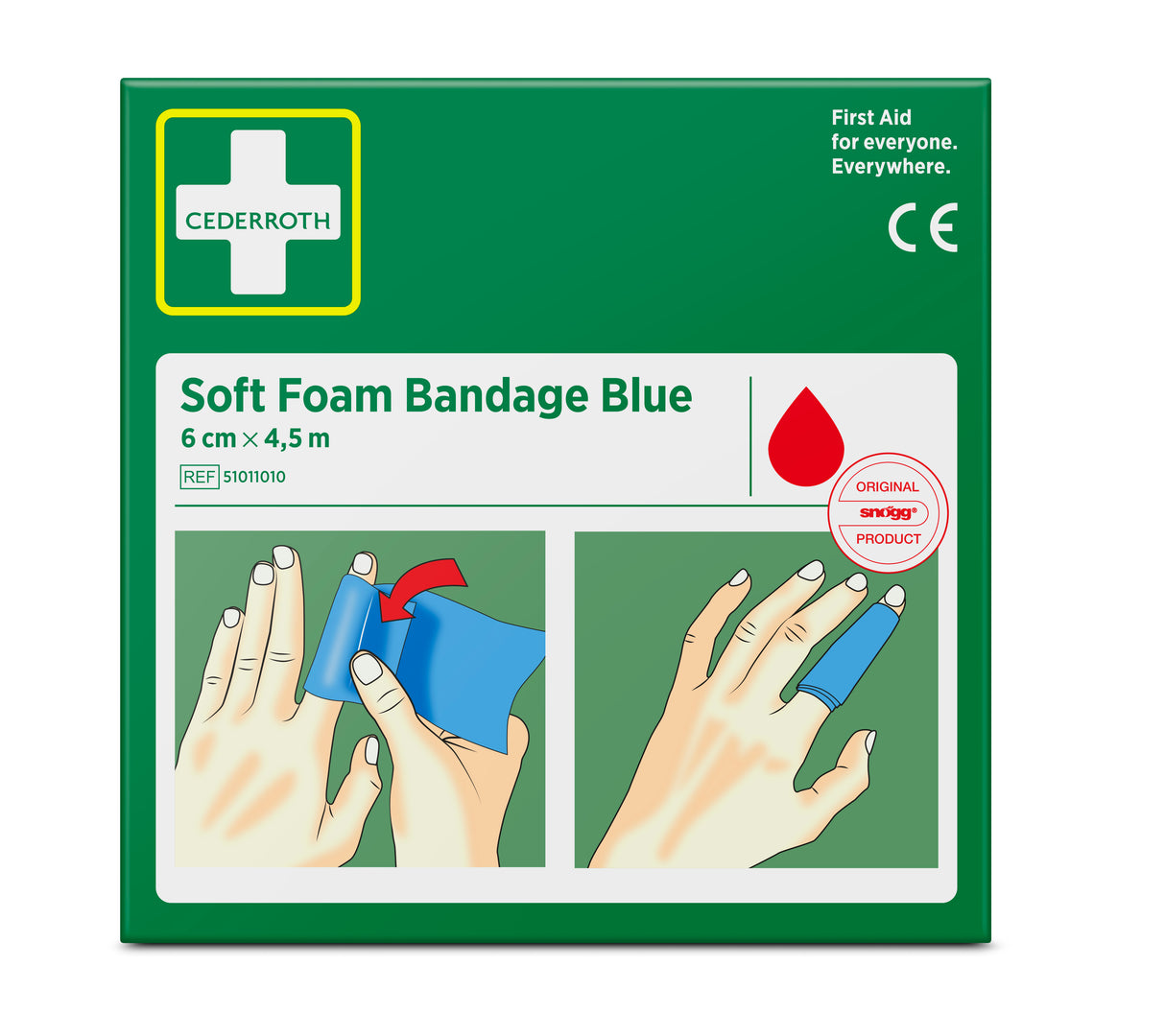 Cederroth Soft Foam Bandage 6 cm x 4,5 m