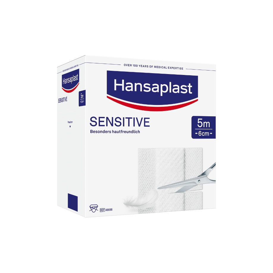 Hansaplast Sensitive Wundschnellverband 5 m x 6 cm