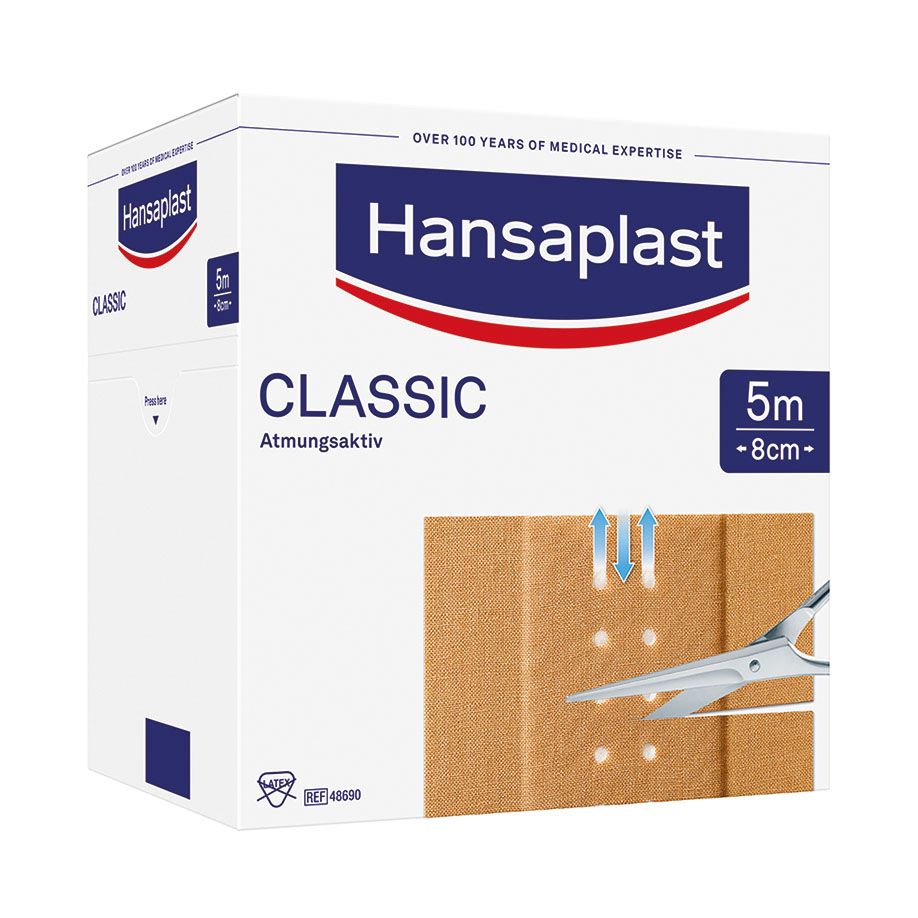 Hansaplast Classic Wundschnellverband 5 m x 8 cm