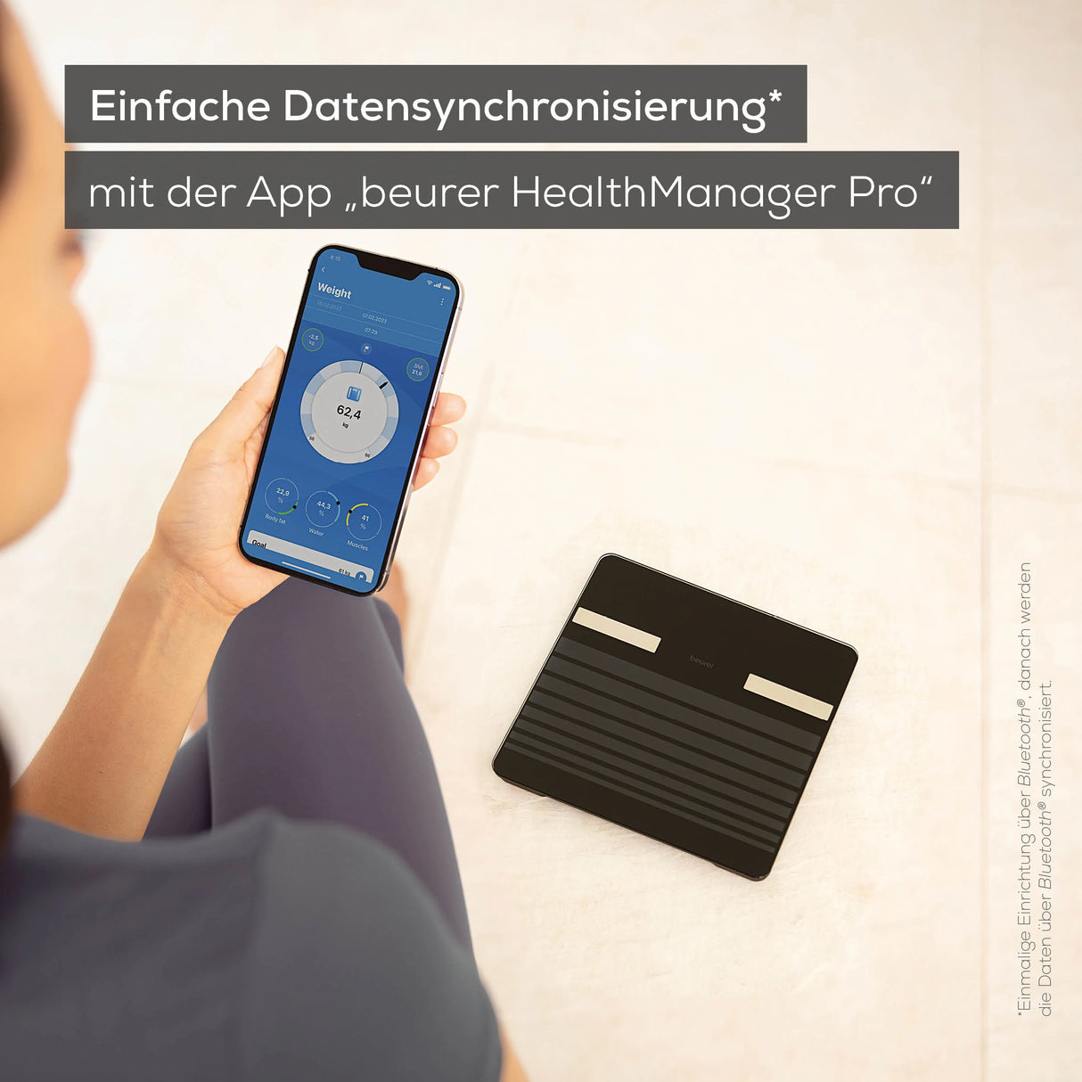 Diagnosewaage BF 451 Schwarz