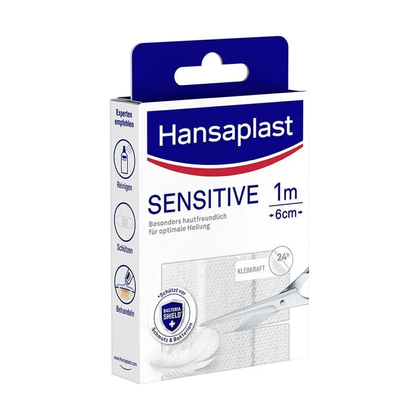 Hansaplast Sensitive Wundschnellverband 1 m x 6 cm