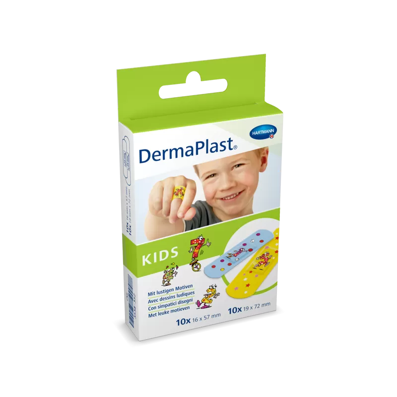 DermaPlast® Kids Kinder Pflaster Strips 2 Grössen