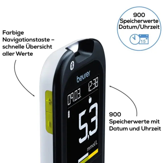 Blutzuckermessgerät GL 49 mmol/L