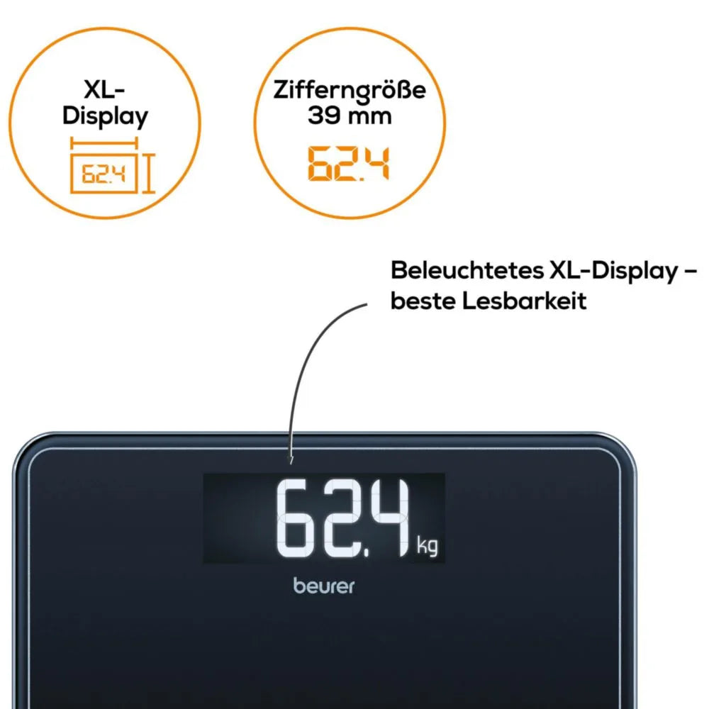 Personenwaage GS 400 SignatureLine schwarz