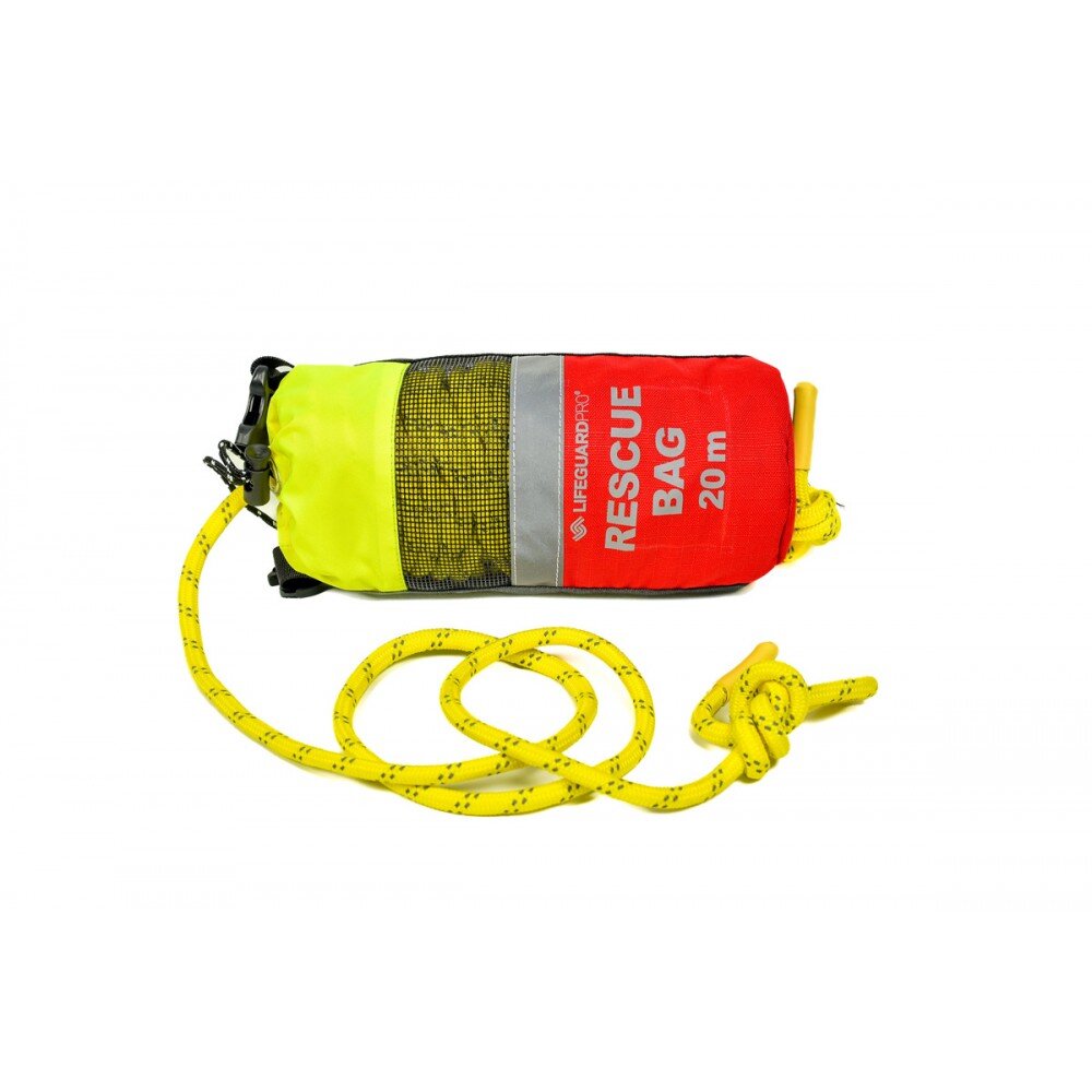 Liefeguard Pro Wurfsack mit 20m Leine neon-gelb