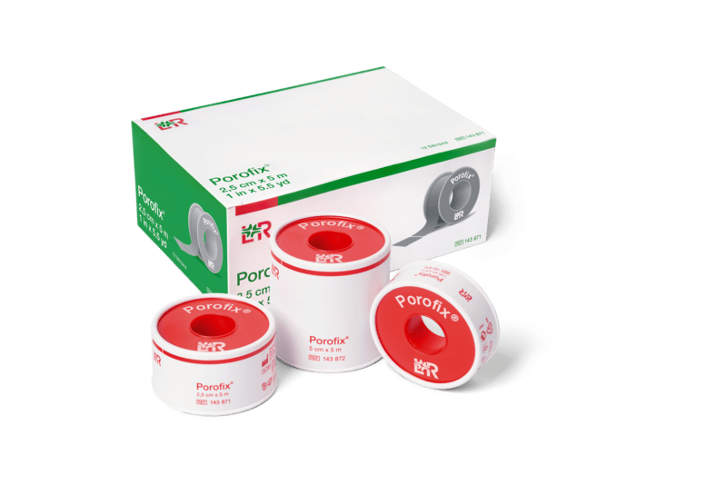 Porofix Heftpflaster 2,5 cm x 5 m mit Schutzring