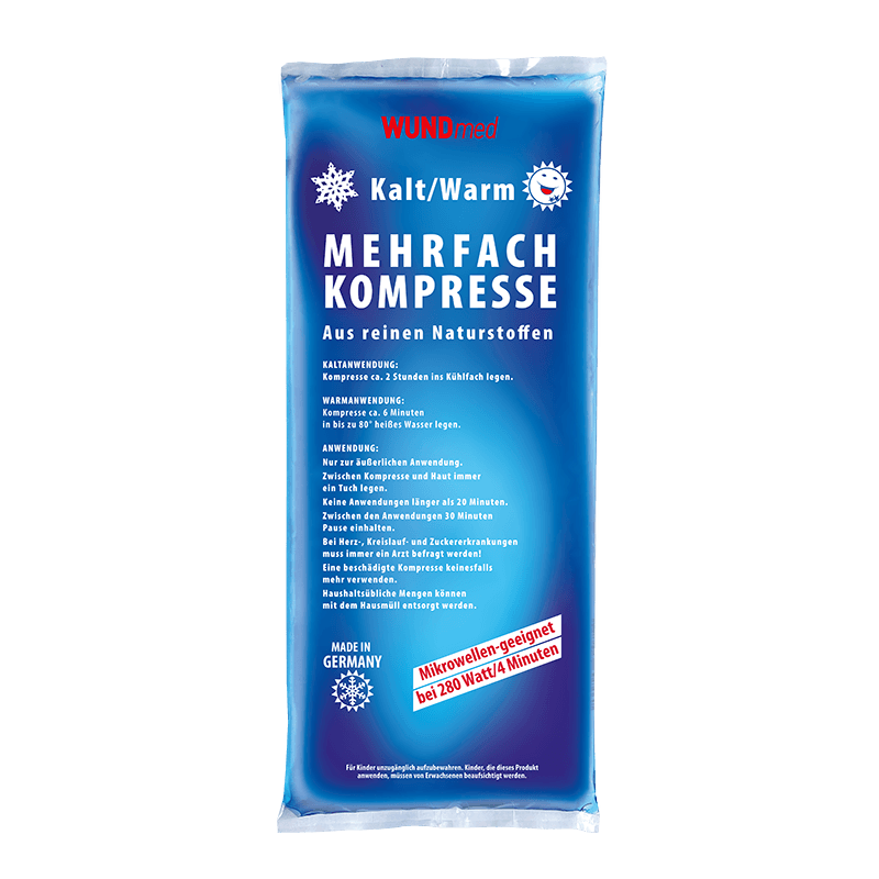 Mehrfach Kompresse kalt/warm gross 29 x 12 cm