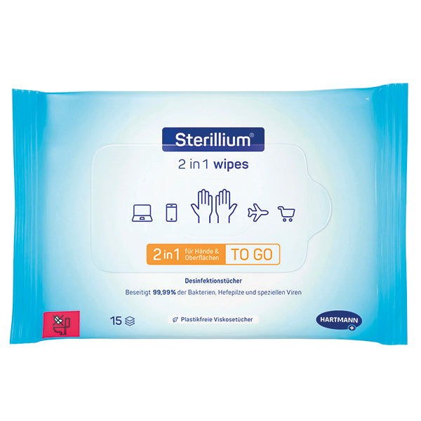 Sterillium® 2 in 1 wipes Desinfektionstücher