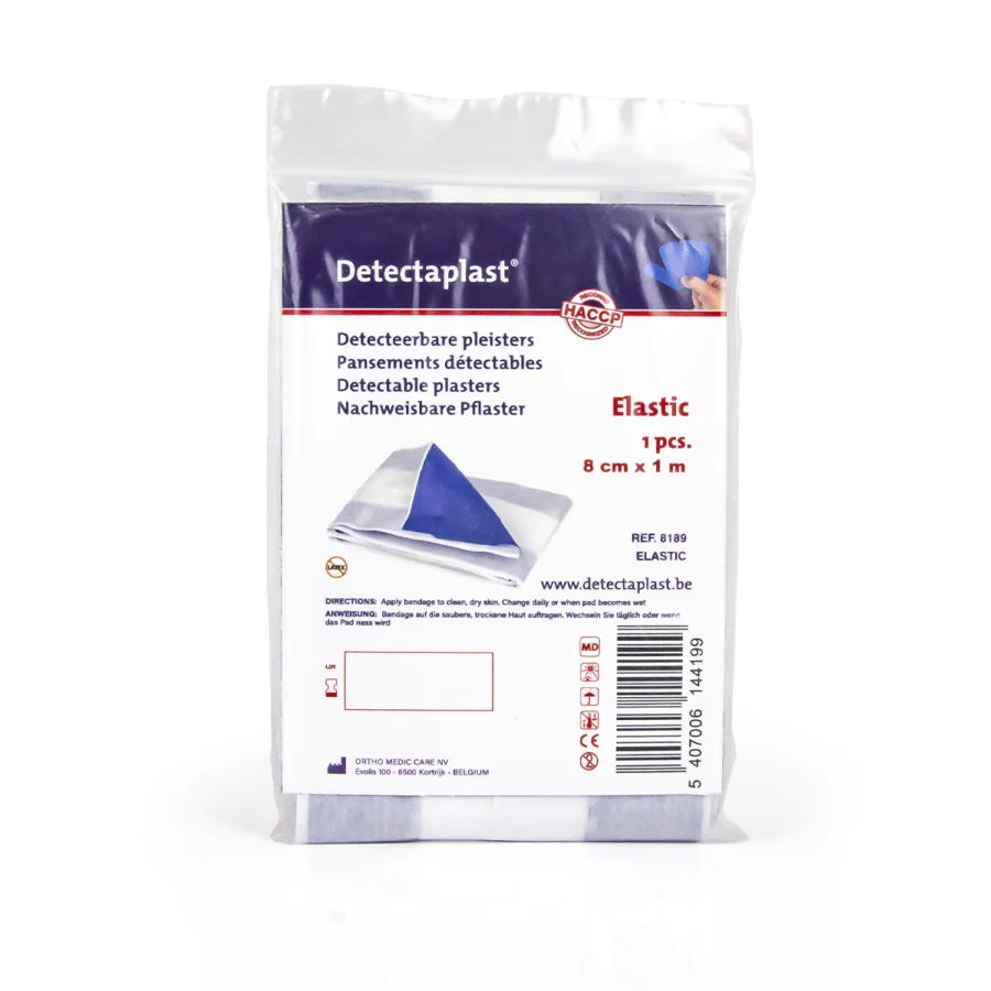 Detectaplast Elastic Pflasterrolle, detektierbar und elasitsch