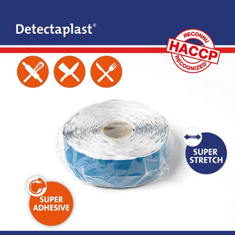 Detectaplast Elastic Pflasterrolle, detektierbar und elasitsch