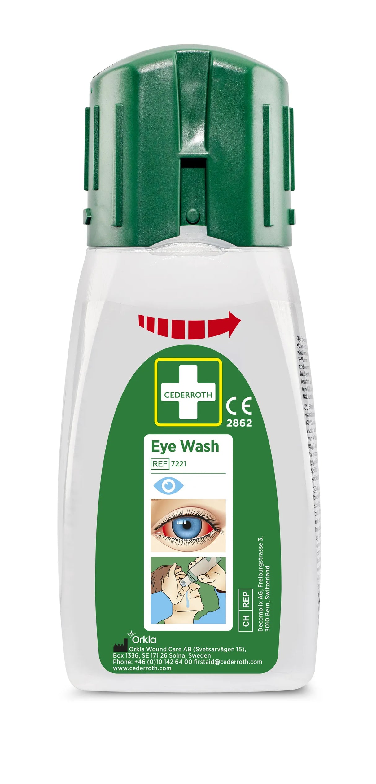 Cederroth Augendusche im Taschenformat 235 ml