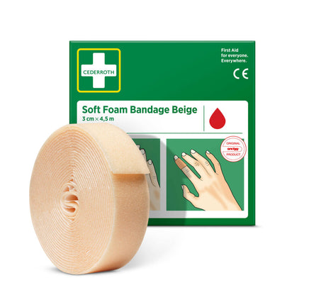 Cederroth Soft Foam Bandage 3 cm x 4,5 m