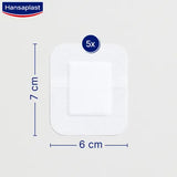 Hansaplast Sensitive XL 6 x 7 cm 5 Strips