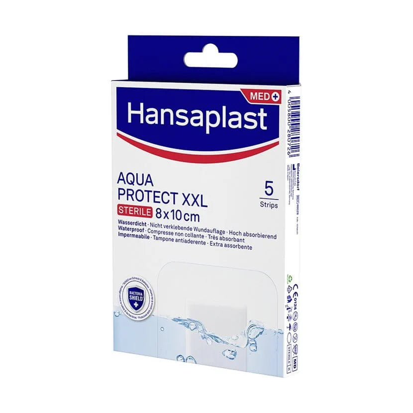 Hansaplast Aqua Protect XXL Sterile 8 x 10 cm