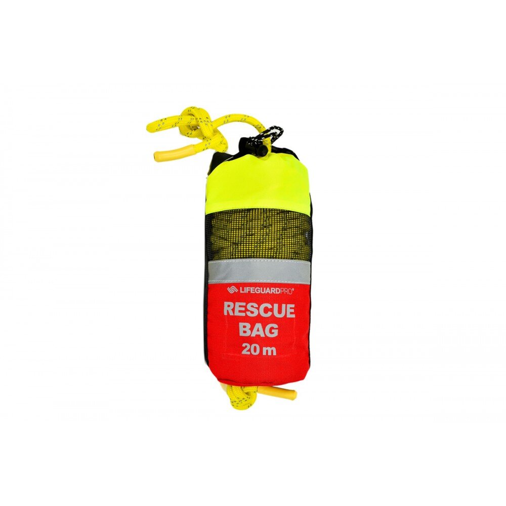 Liefeguard Pro Wurfsack mit 20m Leine neon-gelb